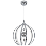 Polished Aluminium and Polycarbonate LED Chandelier (CH243)