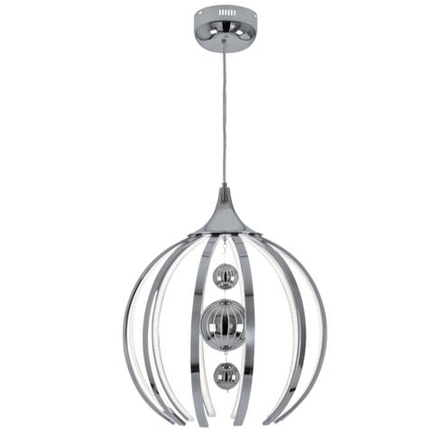 Polished Aluminium and Polycarbonate LED Chandelier (CH243)