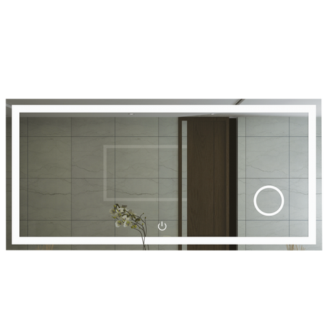 Rectangular Mirror with On/Off Mirror Touch (ML052)