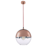 Rose Gold Pendant with Glass (PEN314)