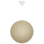 Twine Pendant Fossil White