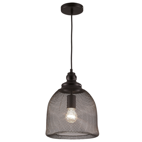 Metal Pendant with Mesh Shade (PEN526/1)