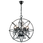 Metal Pendant with Crystals (PEN529/5)