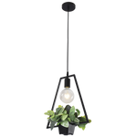 Metal Pendant with Plant Holder (PEN557)