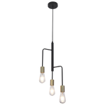 Metal Pendant with Gold Arms (PEN563/3)