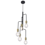 Metal Pendant with Gold Arms (PEN564/5)