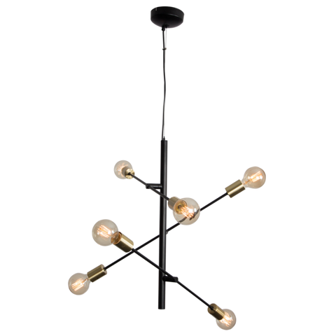 Metal Pendant with Adjustable Arms (PEN596)