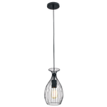 Metal Pendant with Black Frame (PEN727/1)