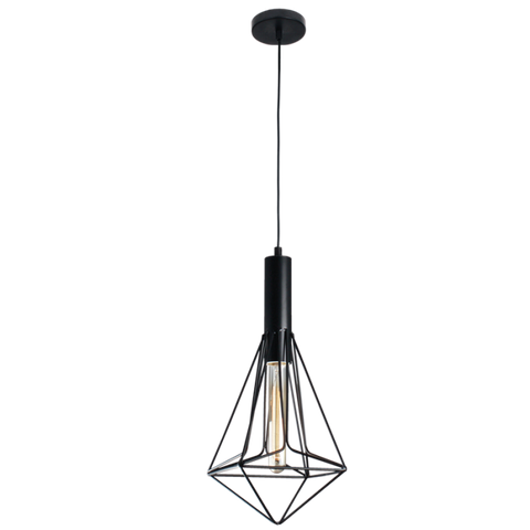 Metal Pendant with Black Frame (PEN728)