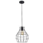 Metal Pendant with Black Frame (PEN750/1)