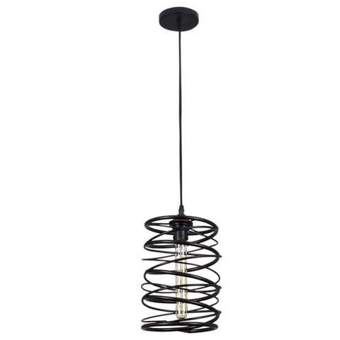 Metal Pendant with Spiral Frame (PEN751)