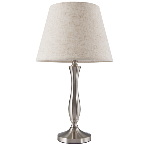 Metal Table Lamp with Rustic Shade (TL181)