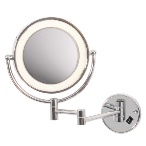 Chrome Mirror Wall Light with Switch (WB800)