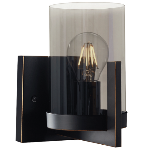 Metal Wall Bracket with Glass (WB804/1)